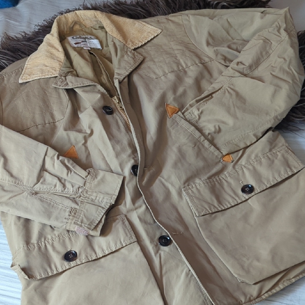 Vintage Men's Tan Jacket by Cabela's